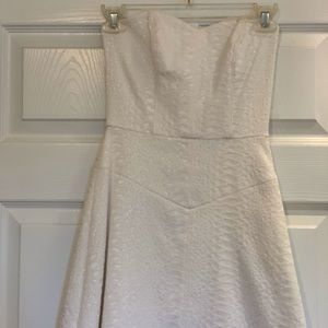 Bebe princess style white dress